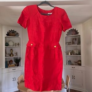 Vintage Valentino red dress
